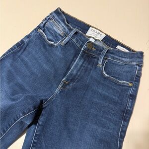 Frame Denim Women's High Rise Dark Blue Jeans